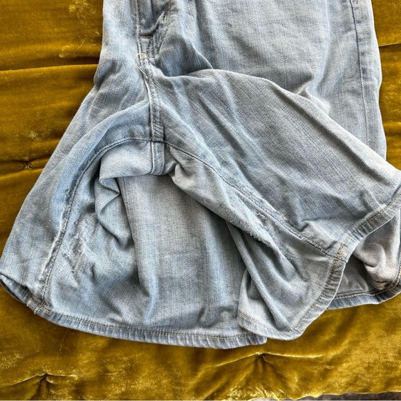 Two Pairs of Light Wash Jean Shorts - Picture 6 of 8